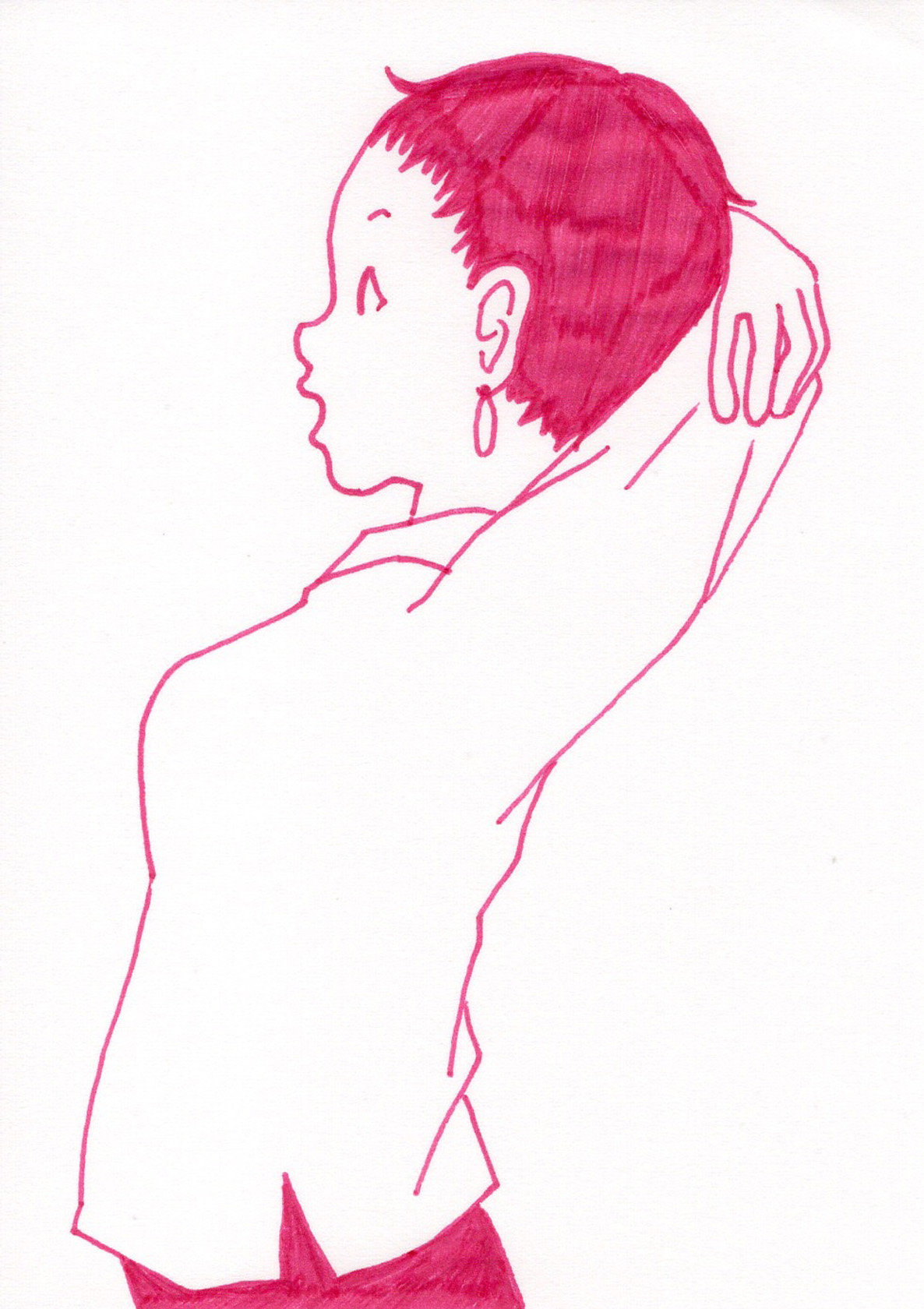 3D Toon Girl Model Kneeling Pose Stock Illustration - Illustration of eyes,  hentai: 143869425